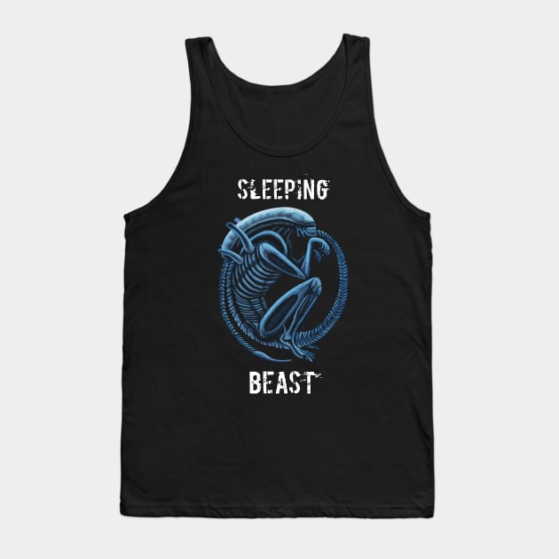 Sleeping Beast Tank Top by SPACE ART & NATURE SHIRTS 